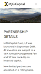 Mobile Screenshot of mjgcapital.com