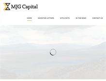 Tablet Screenshot of mjgcapital.com